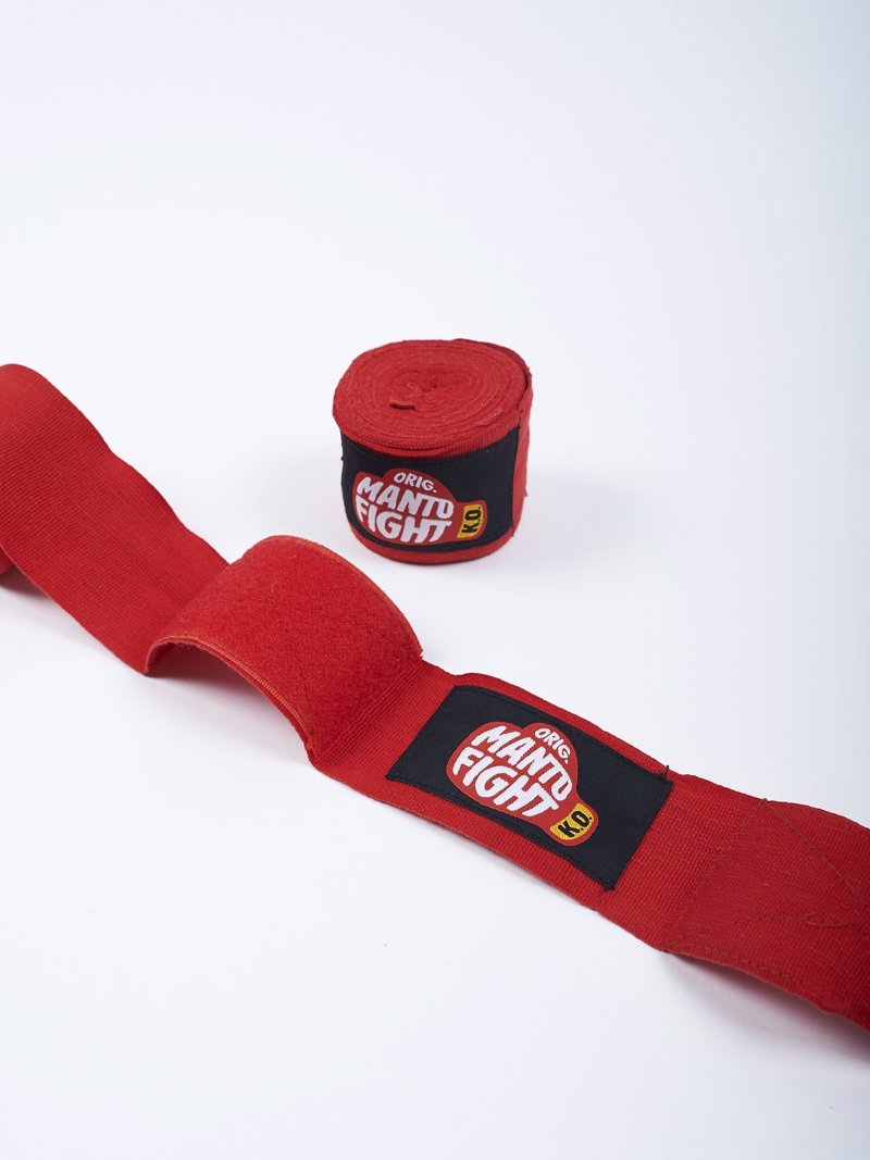 MANTO Glove handwraps 4m -red